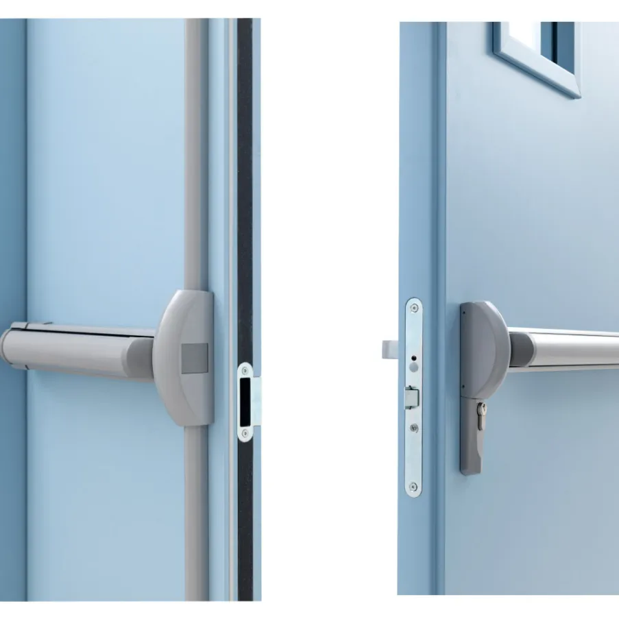 Bertolotto's fireproof security panic doors.