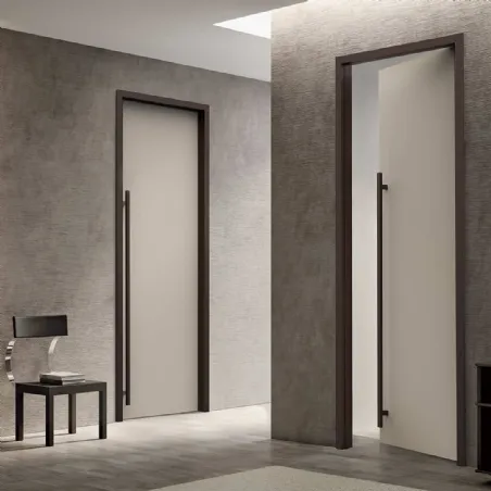 interior lacquered doors with aluminum frame Bertolotto porte