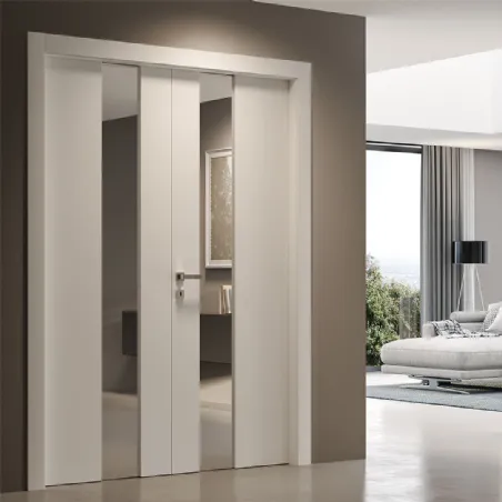 lacquered doors with Bertolotto glass