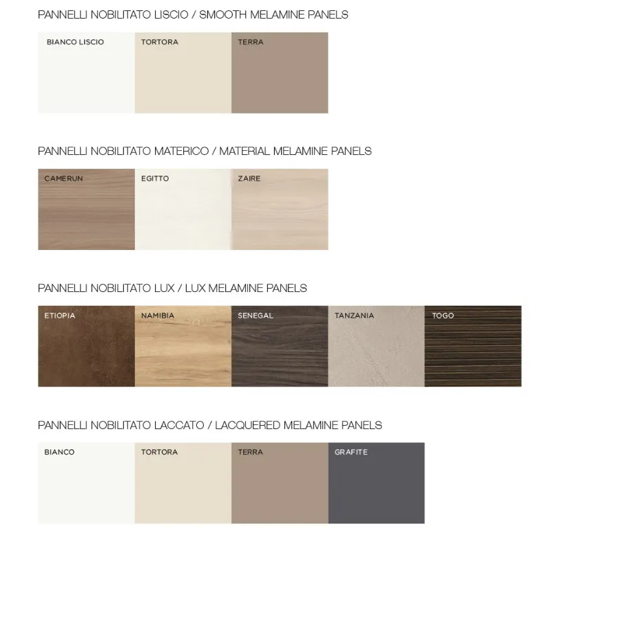 bikomb walk-in closet bertolotto colors and finishes