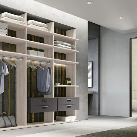 bespoke and customized walk-in closets Bertolotto Porte design made in italy
