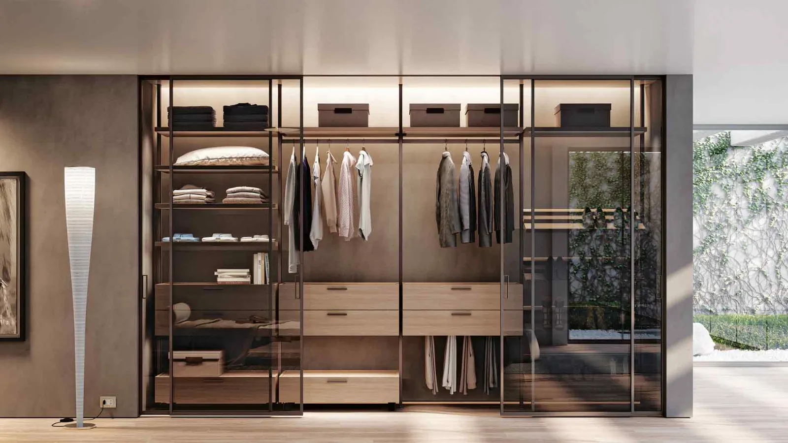 A closet designed for your wardrobe means a closet designed to