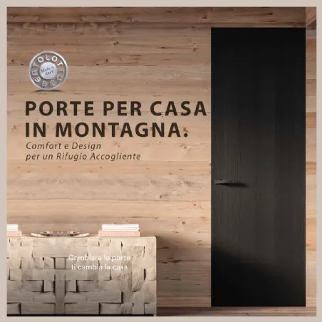 doors for houses in the mountains by Bertolotto internal doors