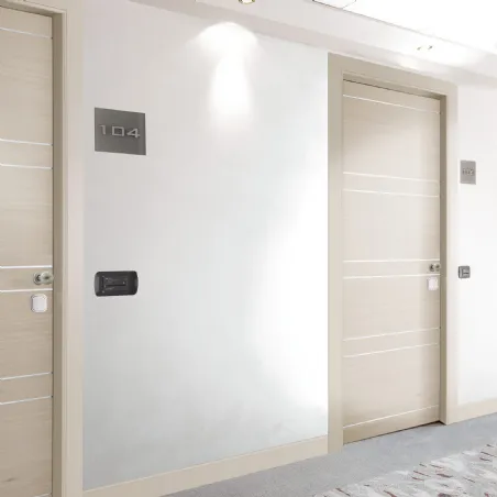 Fireproof door for hotels