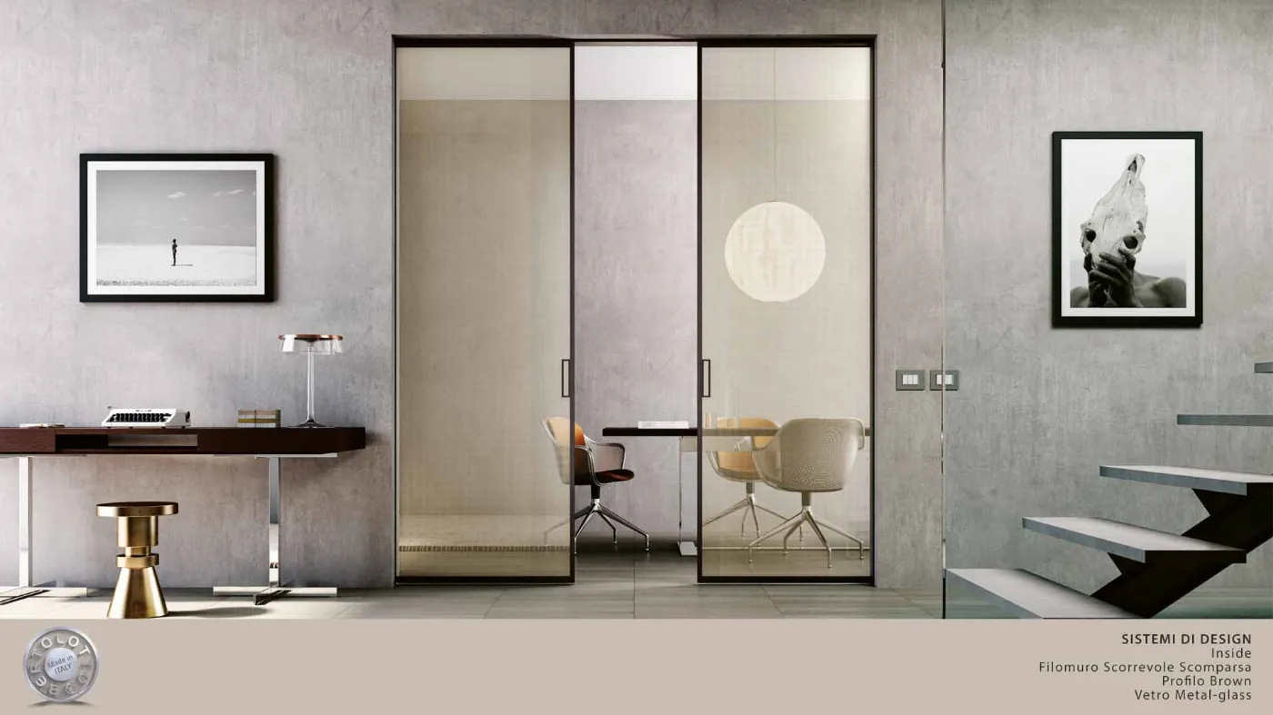 double swing glass doors bertolotto