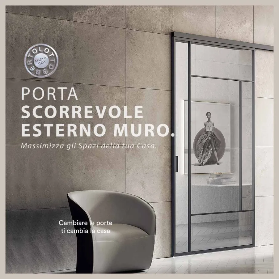 External sliding door, Bertolotto Porte.
