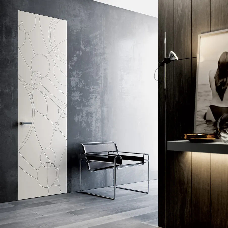 internal doors flush with the wall by Bertolotto Linvisibile