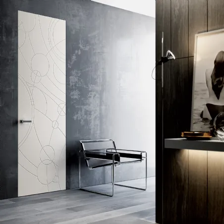 internal doors flush with the wall by Bertolotto Linvisibile