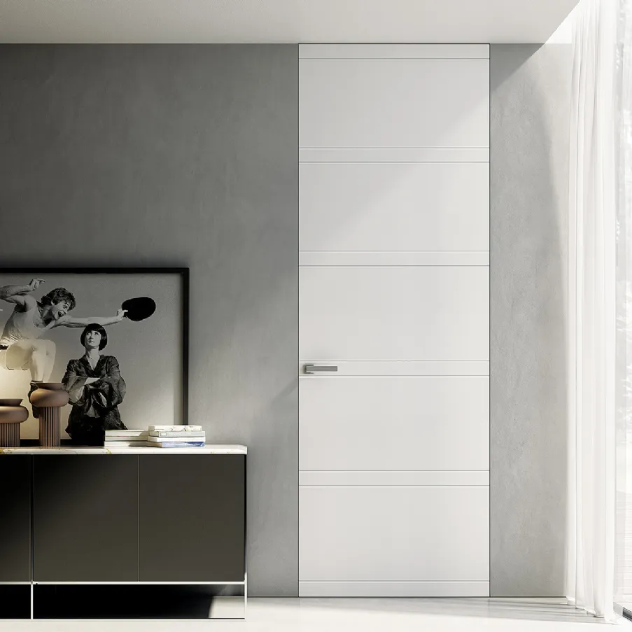 doors flush with the wall bertolotto linvisibile interior design interiors