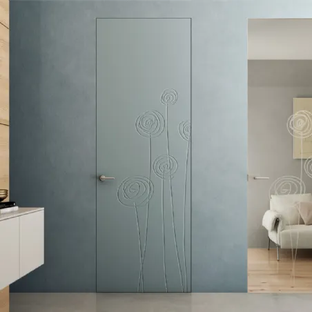 modern doors of deisgn flush to the wall satin wall bertolotto porter to glass and sliding alaska