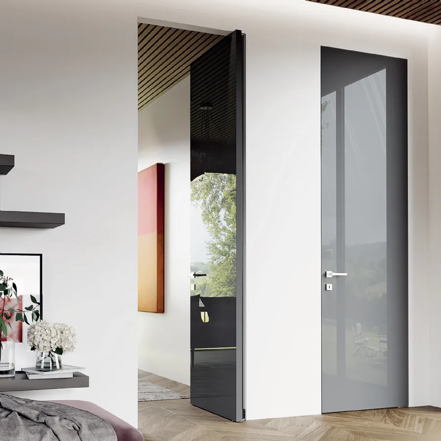 bidirectional flush-to-the-wall door bertolotto interior