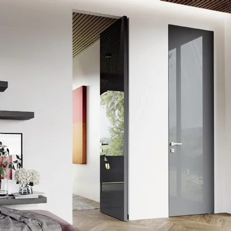 bidirectional flush-to-the-wall door bertolotto interior