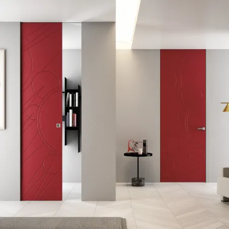 flush to wall sliding door flush to wall bertolotto porte design italia