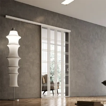 Bertolotto sliding doors outside the wall