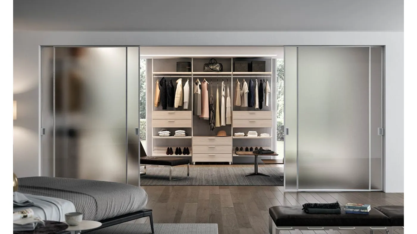 Bedroom doors, closet cabinets by Bertolotto doors.