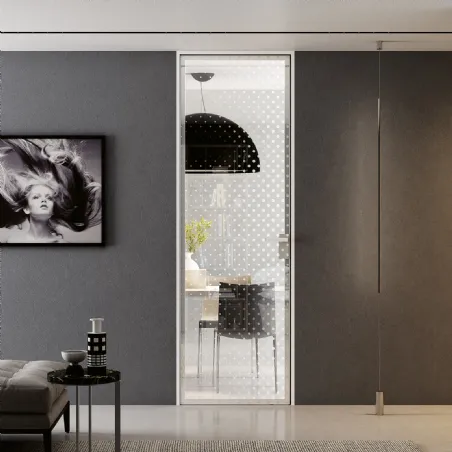 hinged glass interior design doors