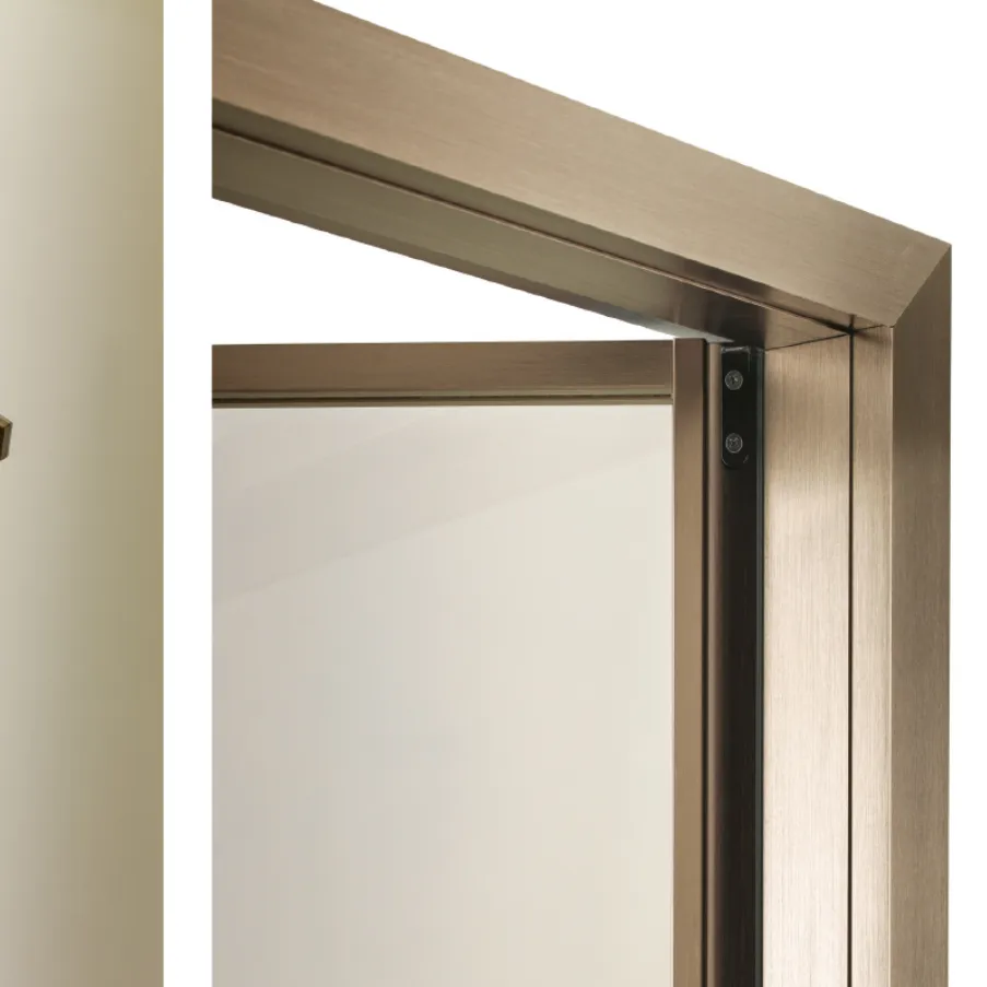 internal doors in bronze and aluminum by Bertolotot doors