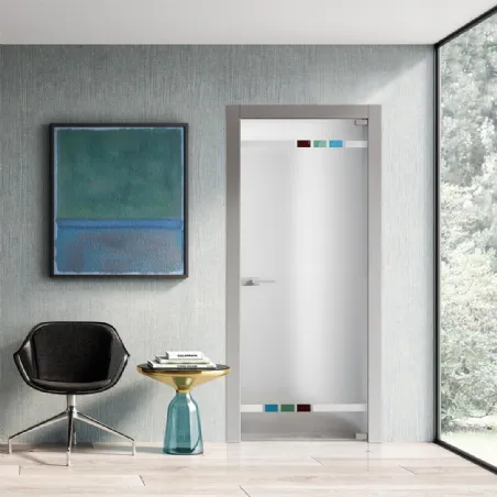 internal doors bertolotto transparent frosted extra-clear glass