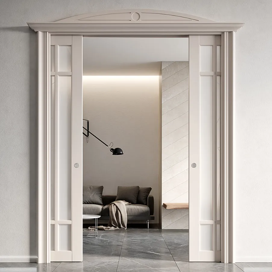 Bertolotto baroque style doors internal sliding double doors