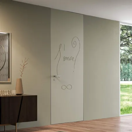 Wire wall design door Love by Bertolotto.