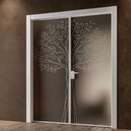 double glass door of design by Bertolotto doors