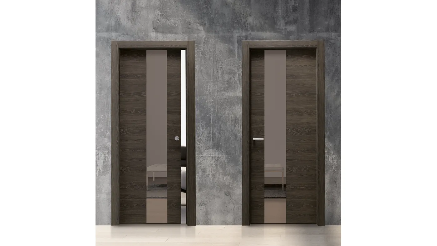 doors with laminated glass inserts glass bertolotto porte