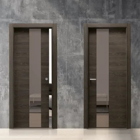 doors with laminated glass inserts glass bertolotto porte