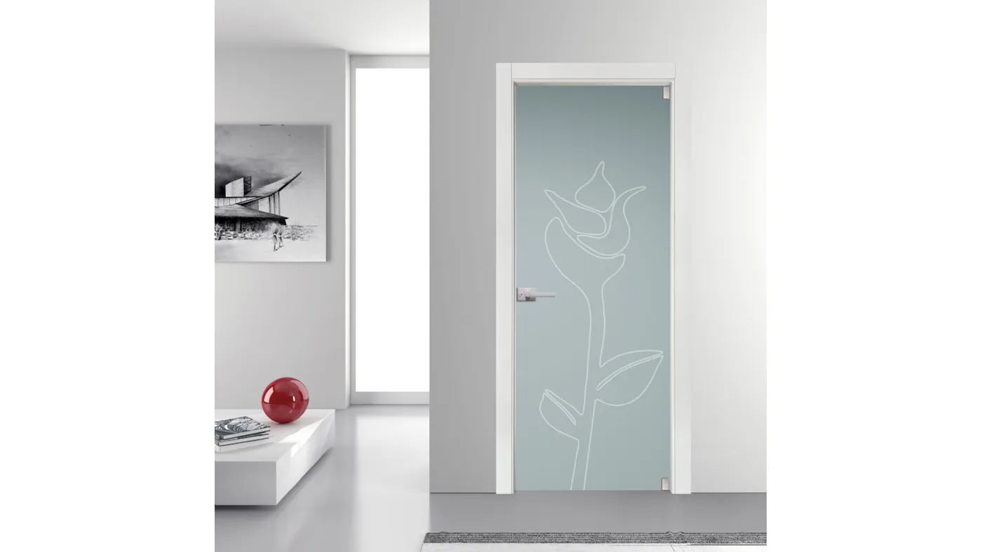 Porta in 3281 hinged glass