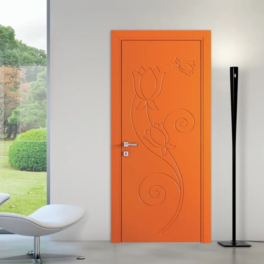 Clam swing door