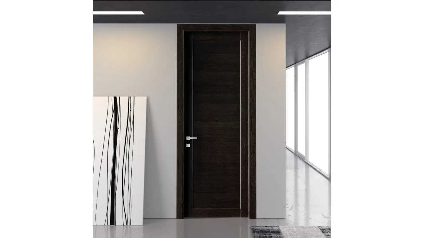 Wooden swing door