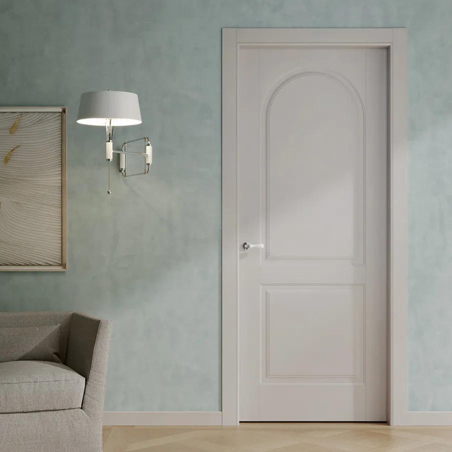 bertolotto internal hinged doors in matt white lacquer