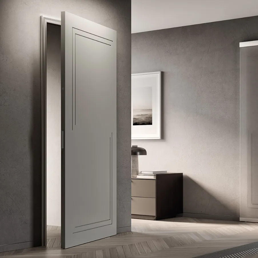 Bertolotto hinged doors lacquered by hand pantoincise