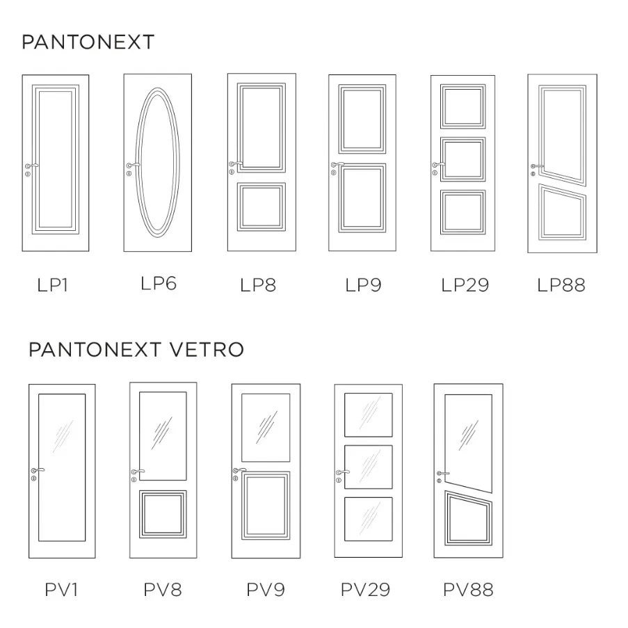 lacquered interior doors Bertolotto Porte made in italy