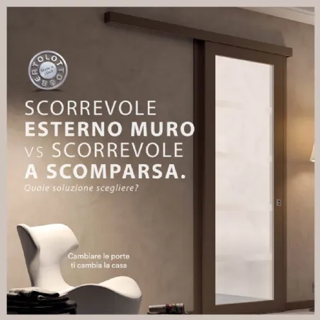 exterior wall sliding door bertolotto porte