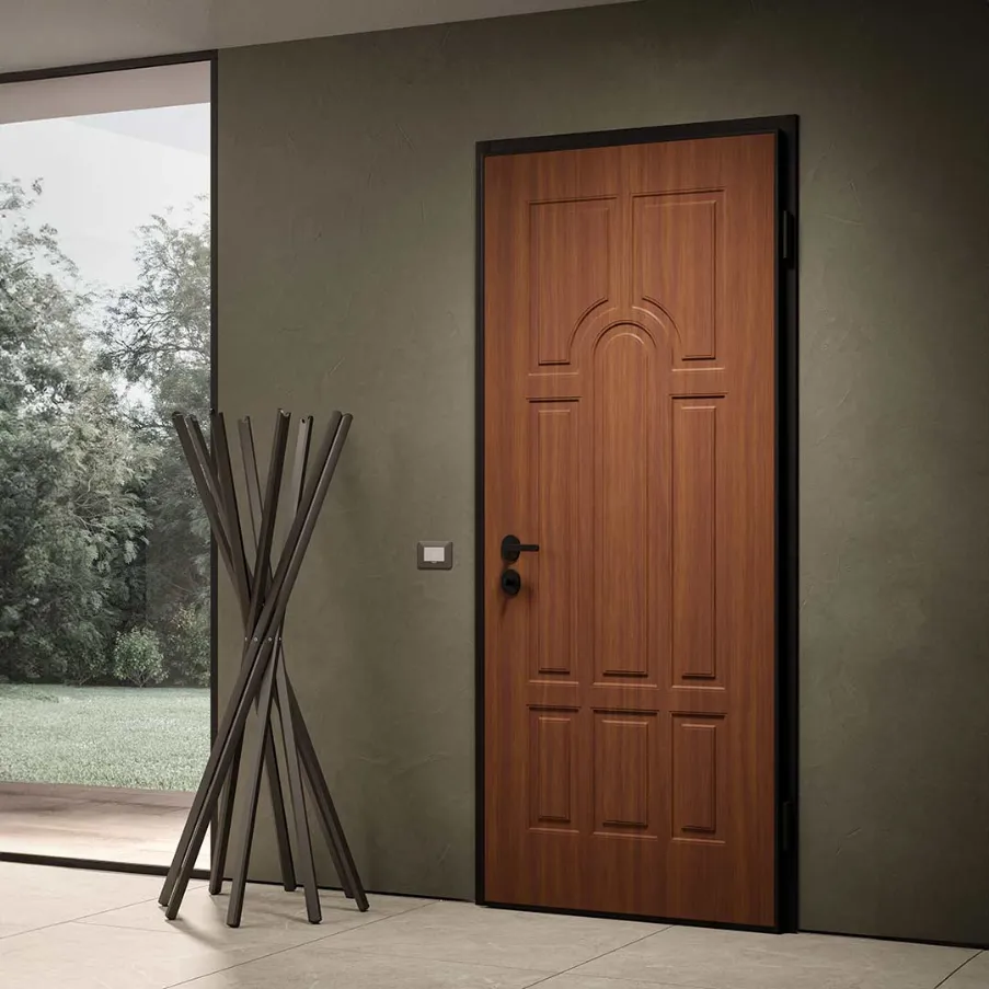 Classic mahogany Bertolotto armored internal doors