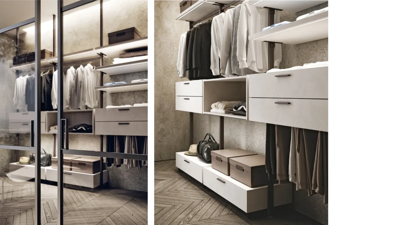 sliding doors and walk-in wardrobes made in italy bertolotto Milano