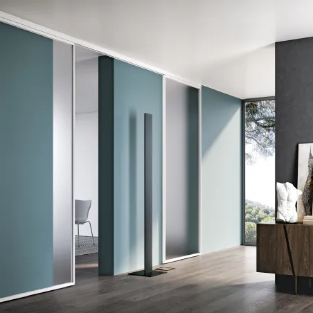 Bertolotto Internal sliding glass doors external wall plana design systems