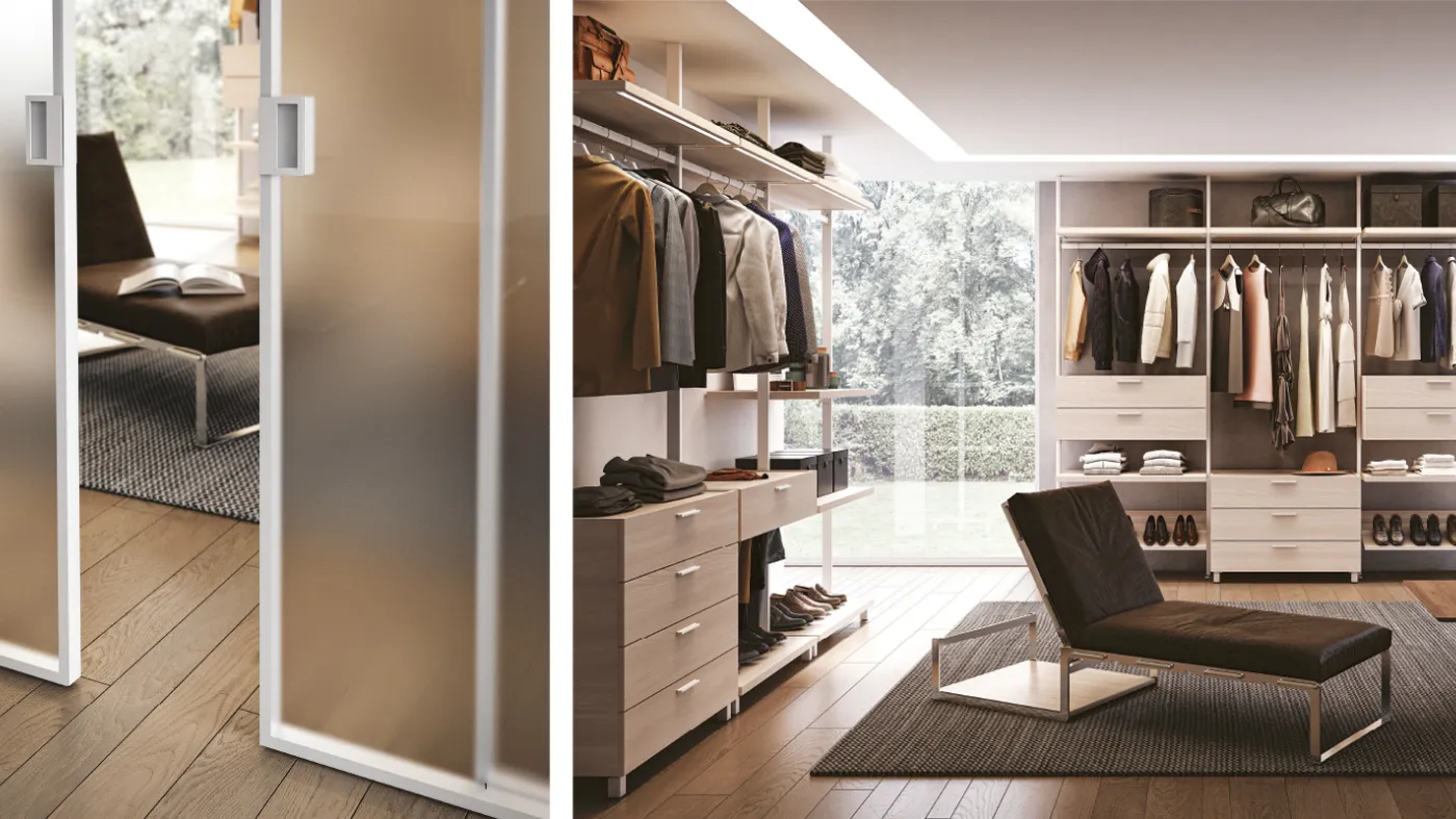 Bertolotto walk-in closets Design sliding doors made in Italy