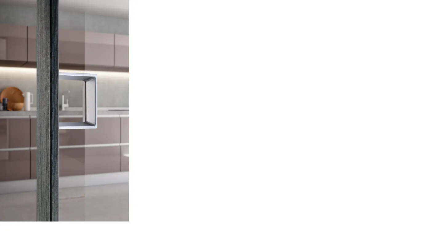 sliding door Plana Bertolotto - graphite