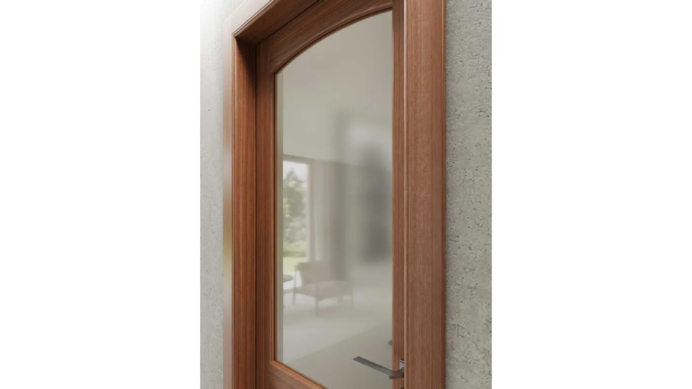 internal wooden doors with Bertolotto glass inserts