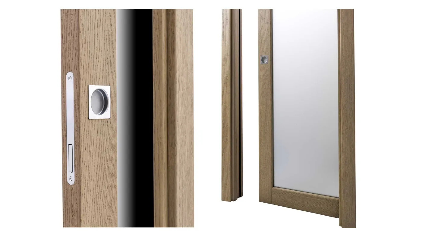 Bertolotto internal doors made in Italy sliding wooden doors inside the wall