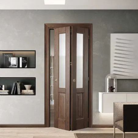 Bertolotto glass folding doors Classic doors rodi wood essence