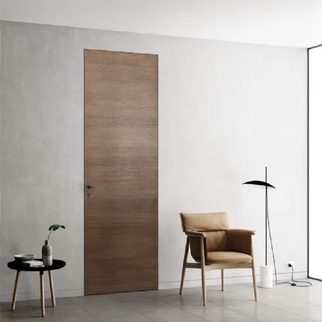 internal doors flush with the wall wood essence bertolotto flush with the wall slat hori